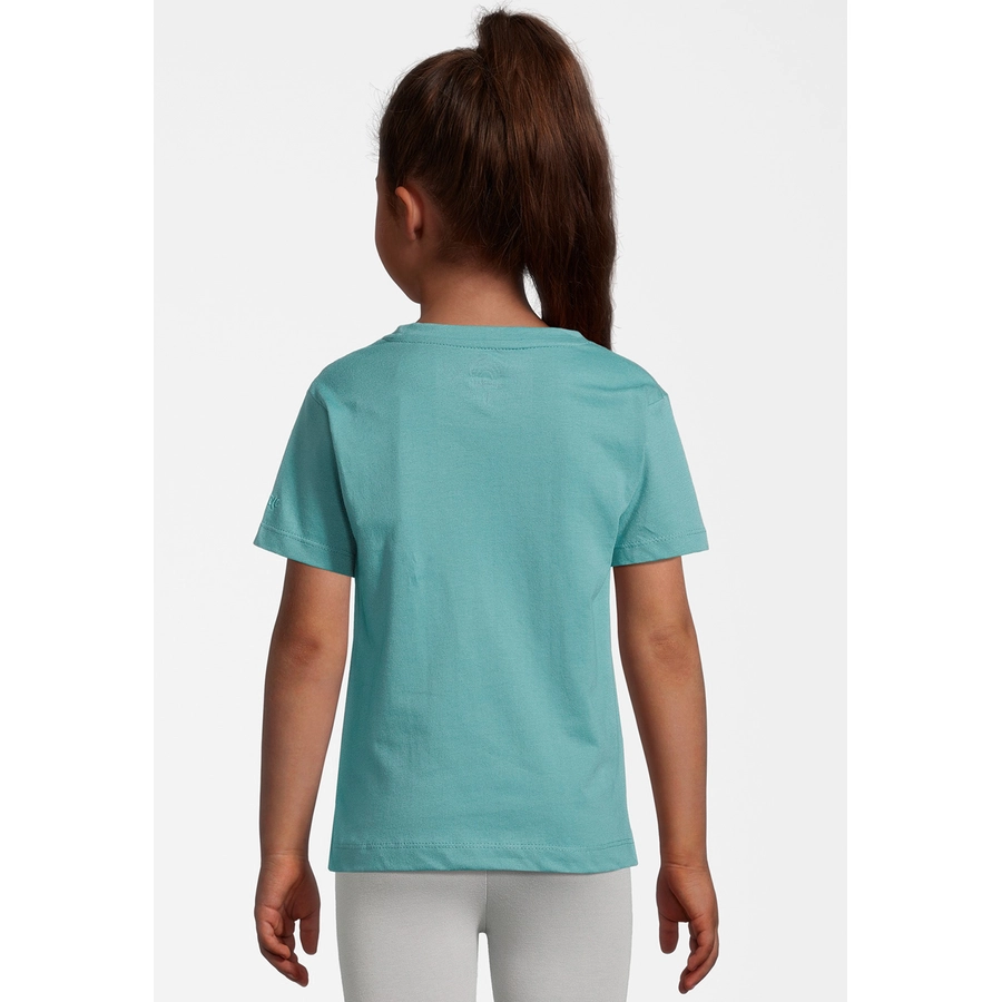 New Life T-Shirt TEE - CREW NECK PATCH POCKET türkis