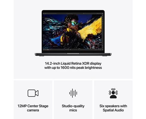 Apple 14-inch MacBook Pro - M4 chip 10-core CPU   10-core GPU, 16GB RAM, 1TB SSD - Space Black