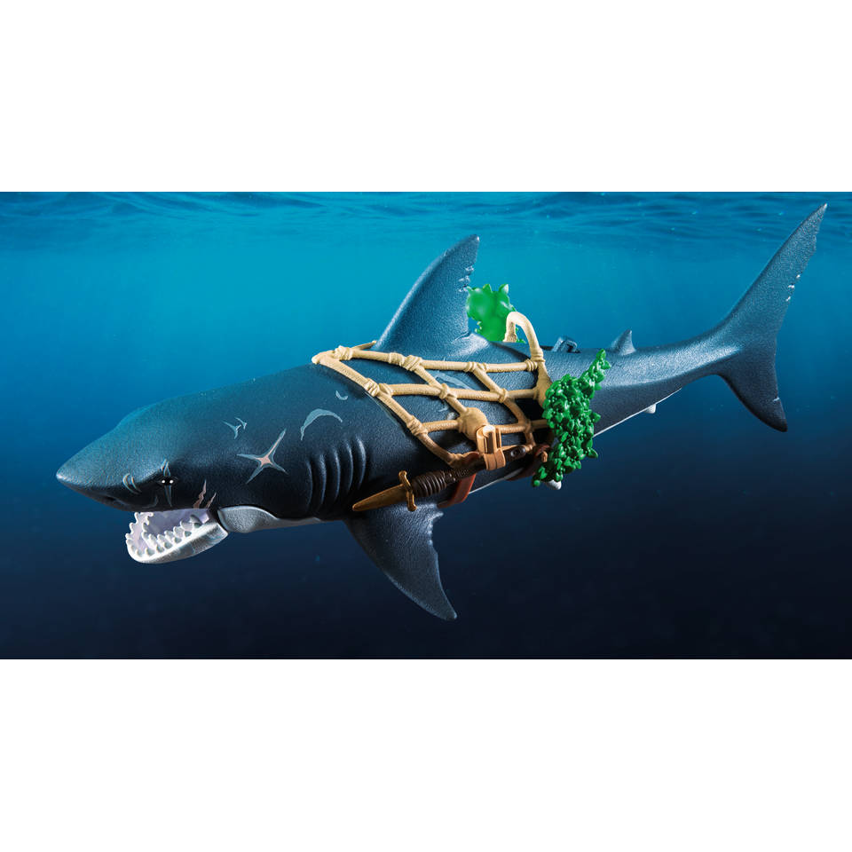 PLAYMOBIL Pirates reuzenhaai met piraat 71793