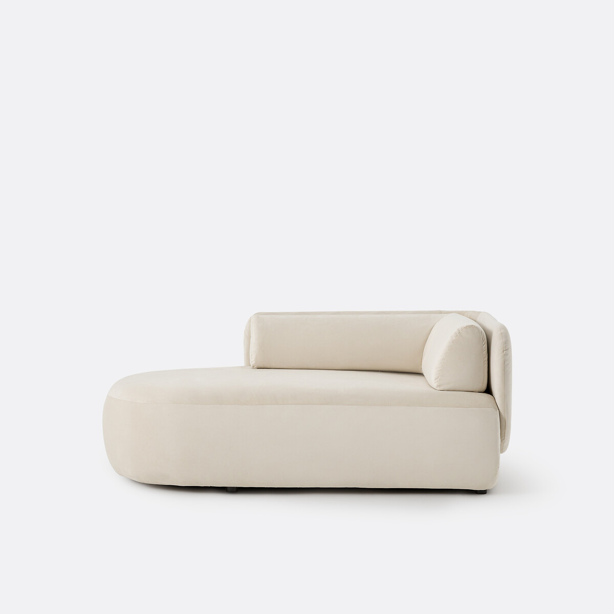 LA REDOUTE INTERIORS<br>Links de cadeira comprida, fluweel, Meridiano