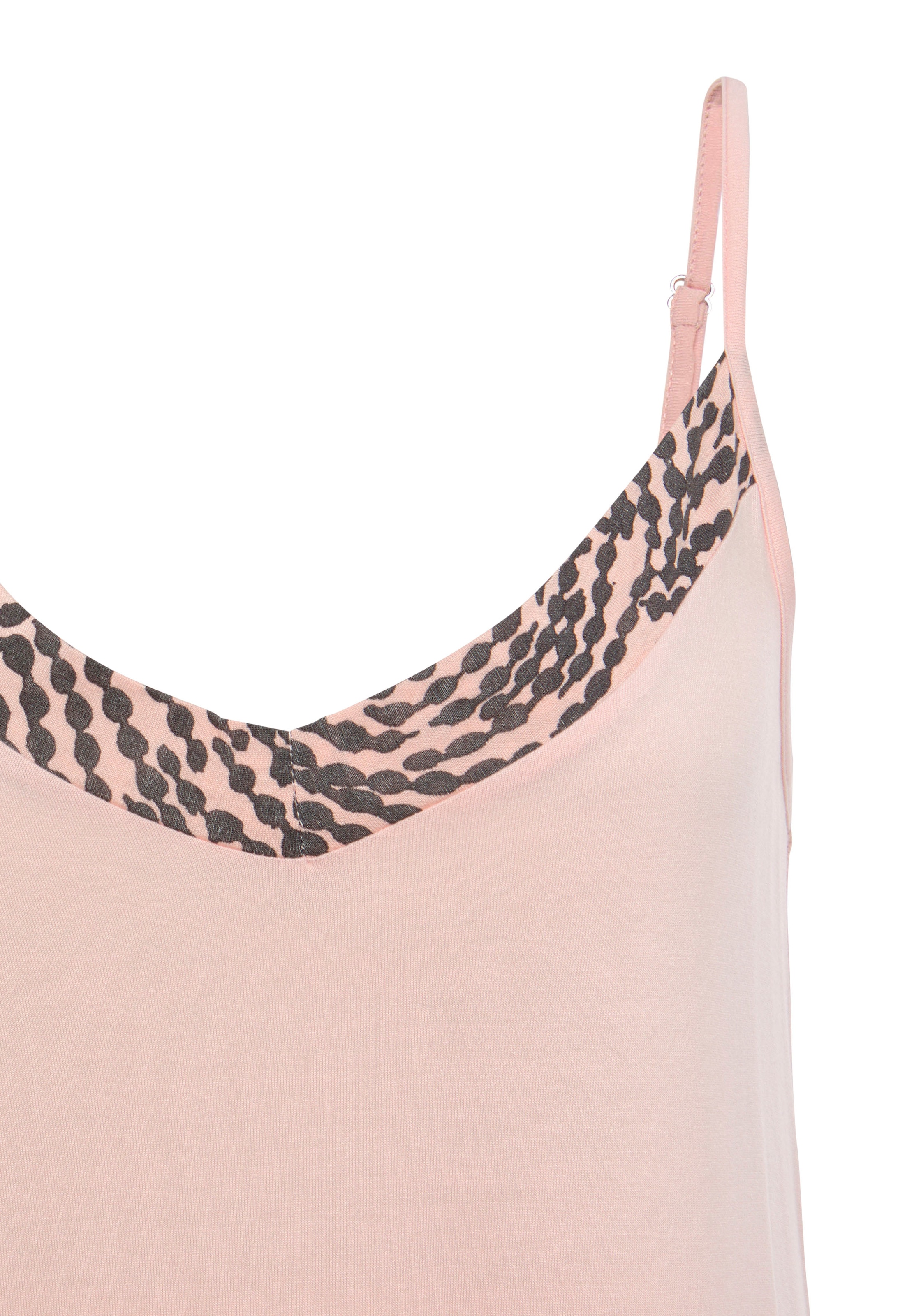 LASCANA Shorty, 2 Stk. mit gemusterten Details