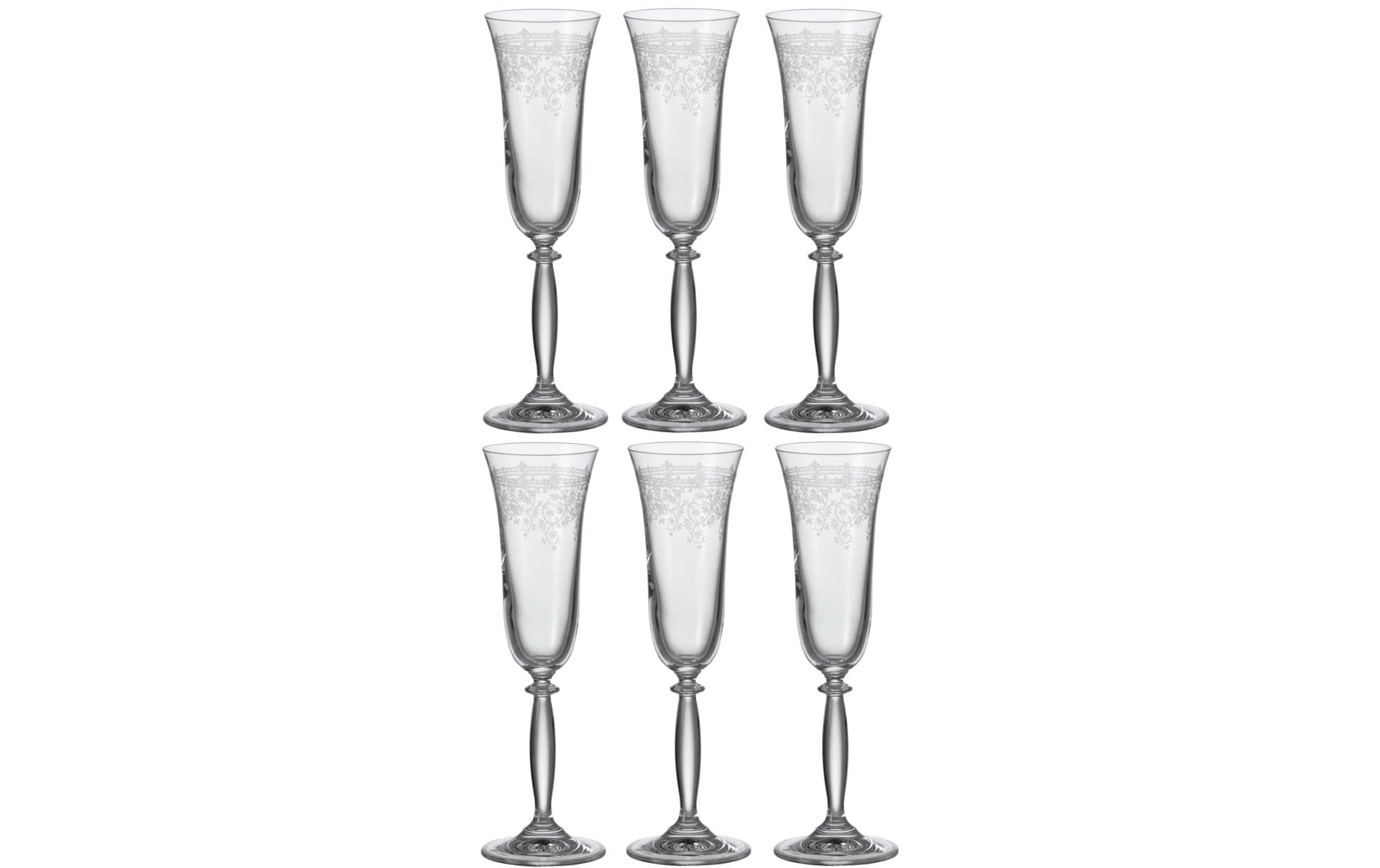 Champagnerglas Avalon 180 ml, 6 Stück, TransparentGlas geeignet für Champagner oder Schaumweine