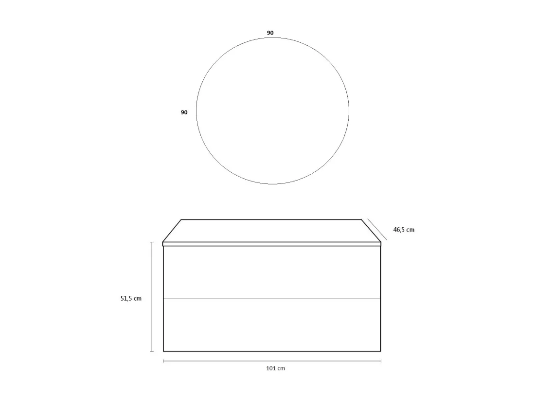 Ensemble de salle de bain 4 pièces IGEA pin arctique