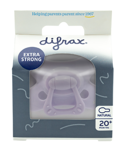 Difrax Fopspeen Natural 20  Maanden SE Lilac Amethyst 1ST