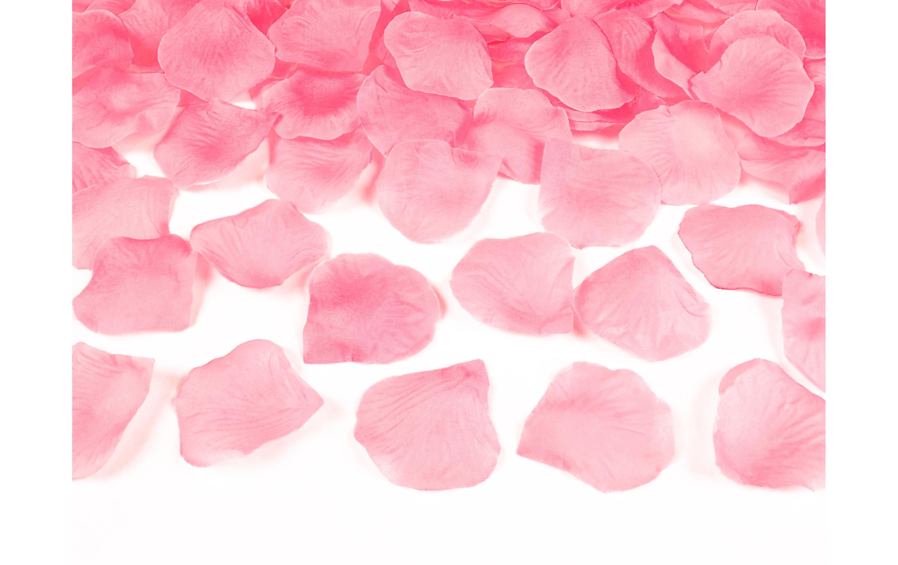 Streudeko 100 Stück, PinkRosenblätter zum Streuen auf der Hochzeit oder für romantische Überraschungen am Valentinstag oder Jahrestag