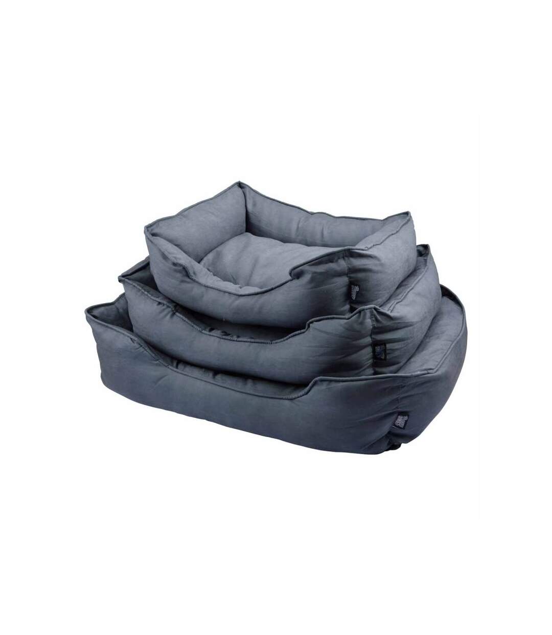 Paris Prix - Lot De 3 Paniers Pour Chien & Chat softy 73cm Charbon