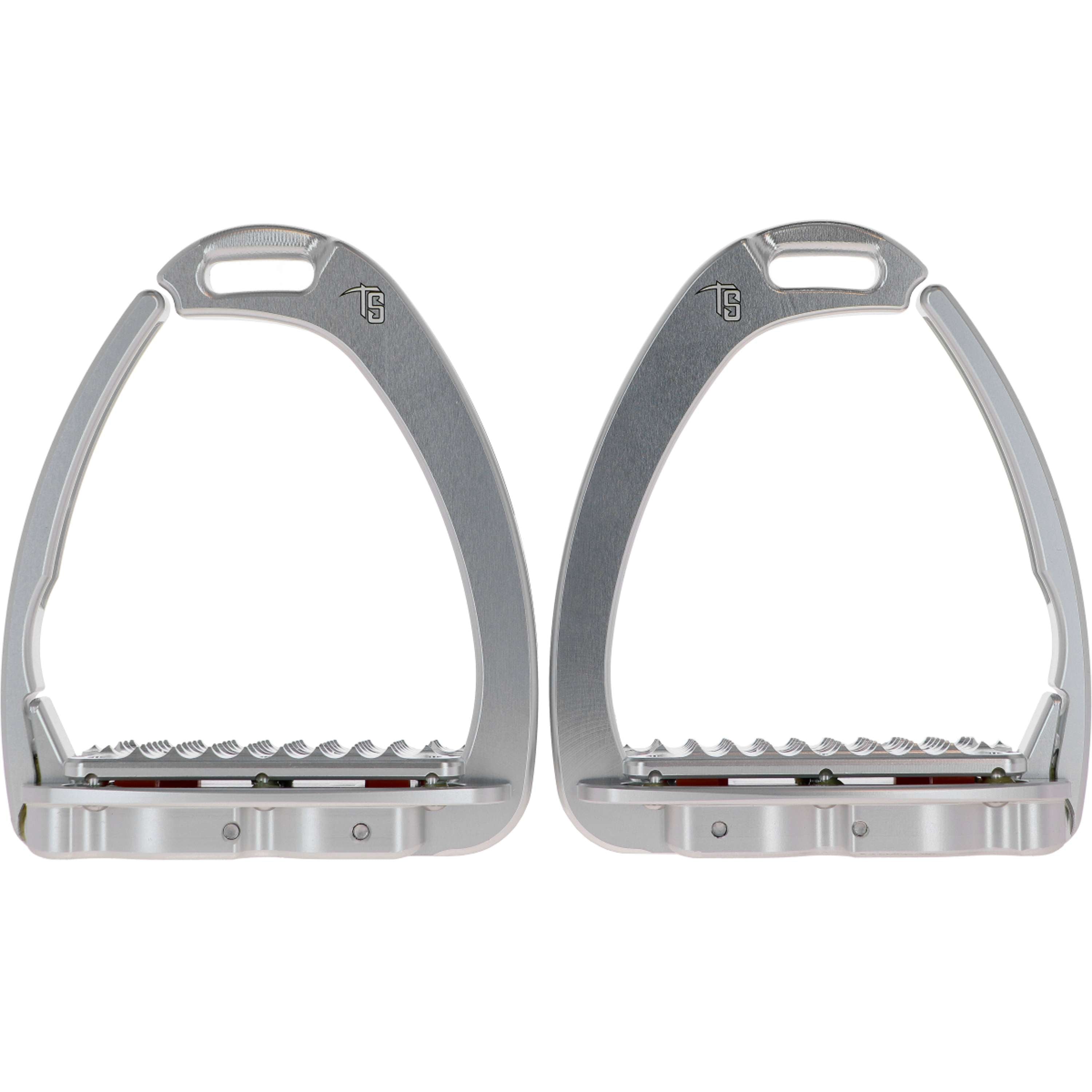 Tech Stirrups Stijgbeugels Venice Plus Swarovski Dressuur Zilver/Zilve