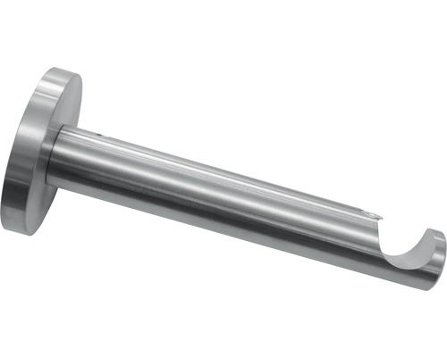 Enkelsporige wandbeugel voor Valence, roestvrij staal, Ø 16 mm, 11 cm lang