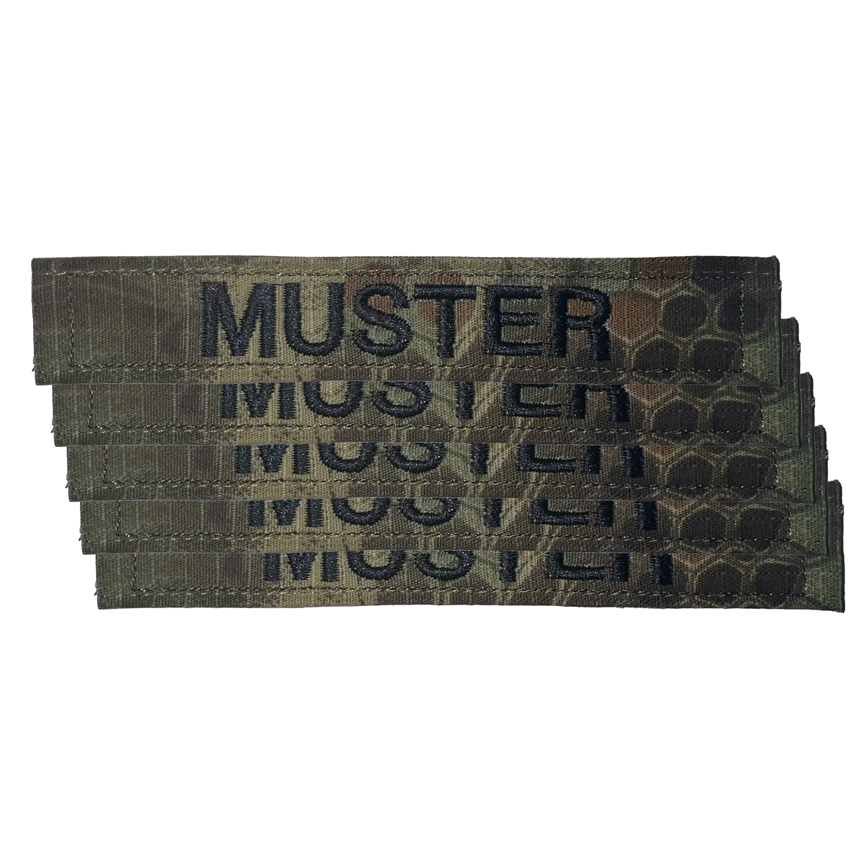 ASMC -  Namensbänder mandra wood 5er Set
