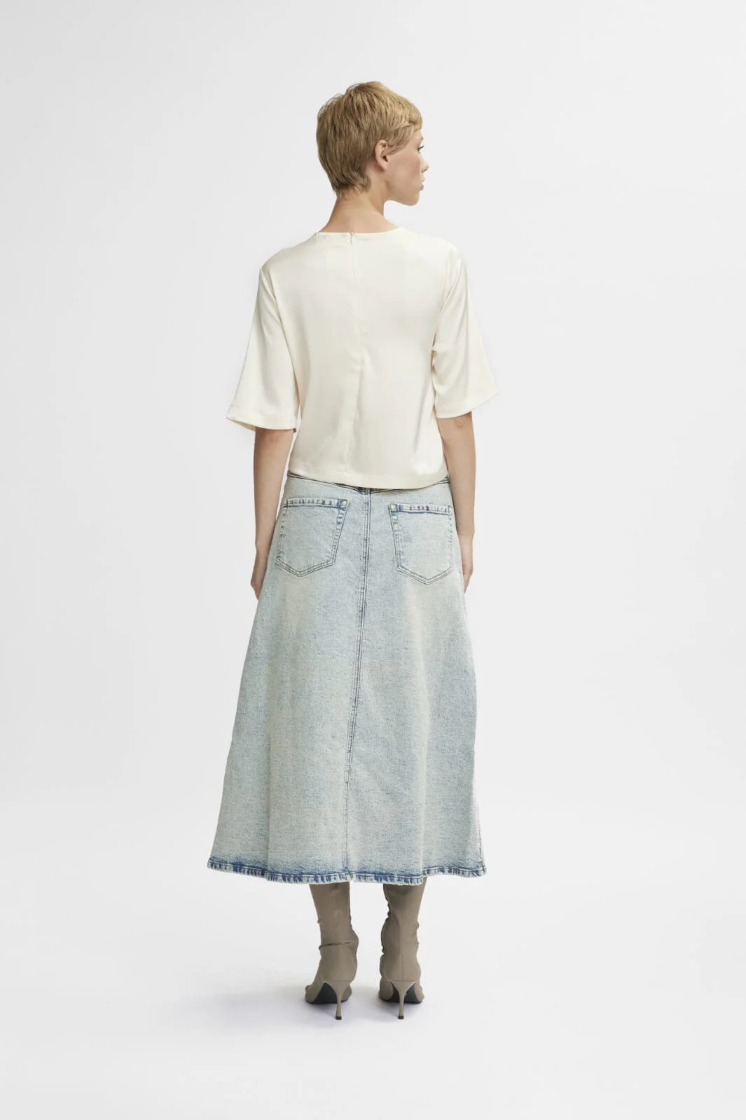 Gestuz HarperGZ knot blouse afterglow