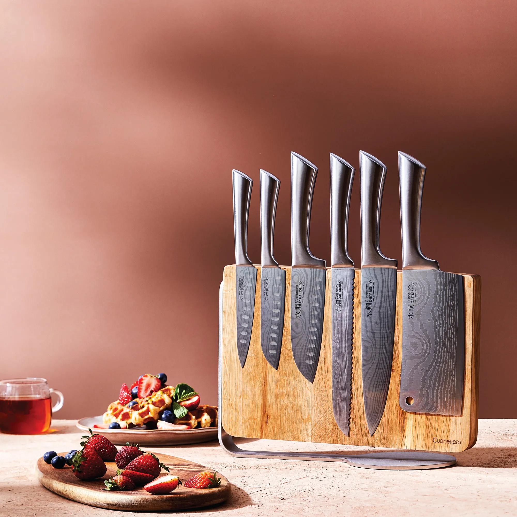 THE CUSTOM CHEF™ Damashiro® Meiyo Knivblok