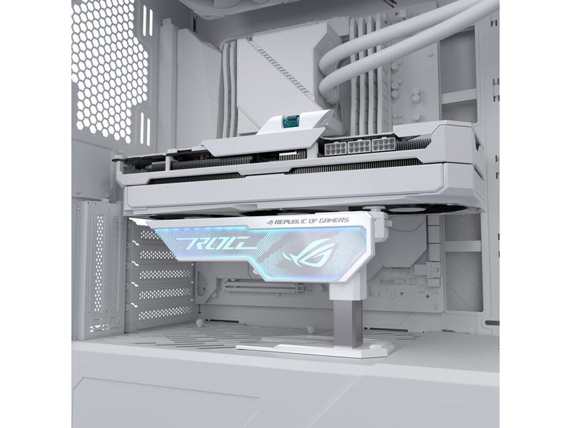 ASUS ROG ASUS ROG Herculx Grafikkartenhalter Weiss Halterung für Grafikkarten