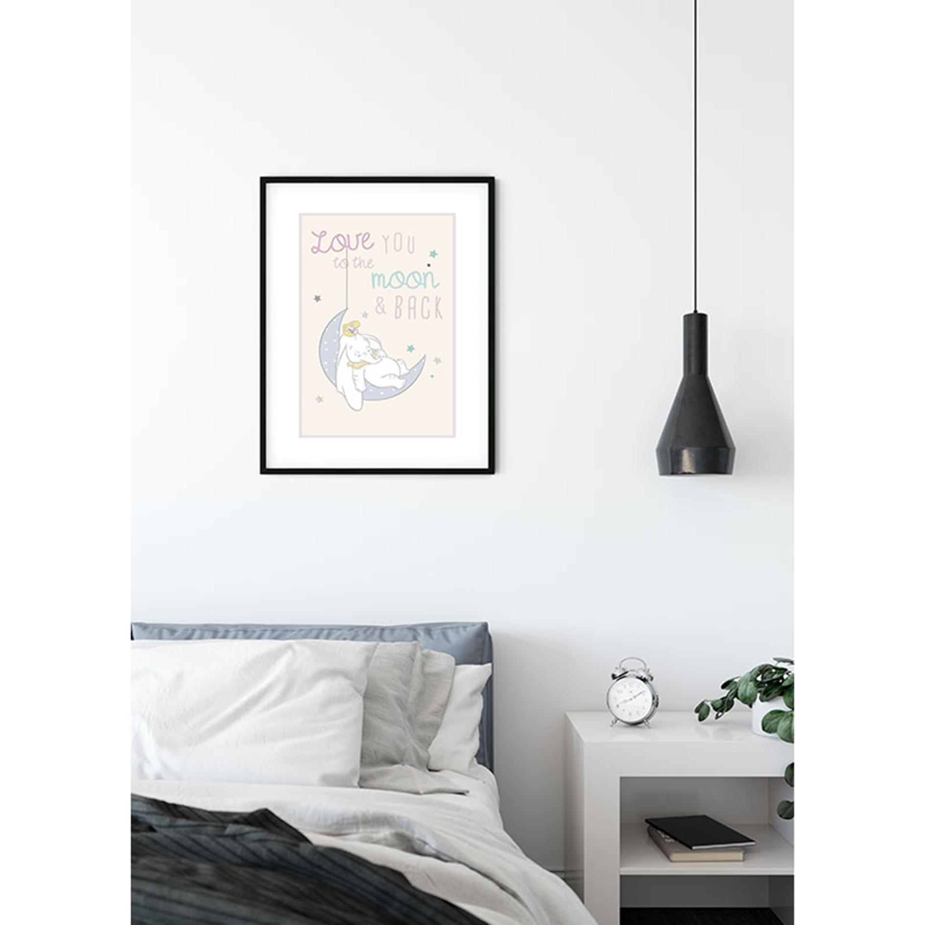 Wandbild DUMBO MOON - bunt - 50x70 cm