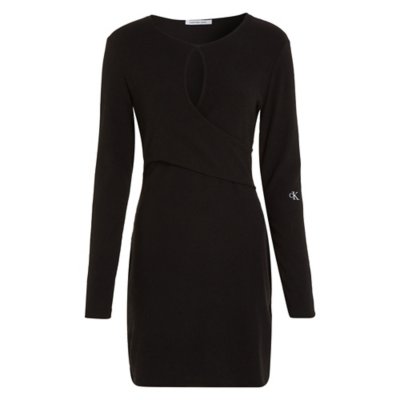 Robe femme Front Split Wrap CALVIN KLEIN