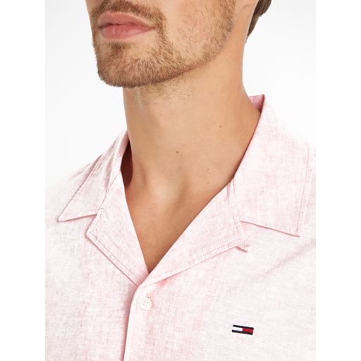 Tommy Jeans Camp Skjorte, Tickled Pink, L