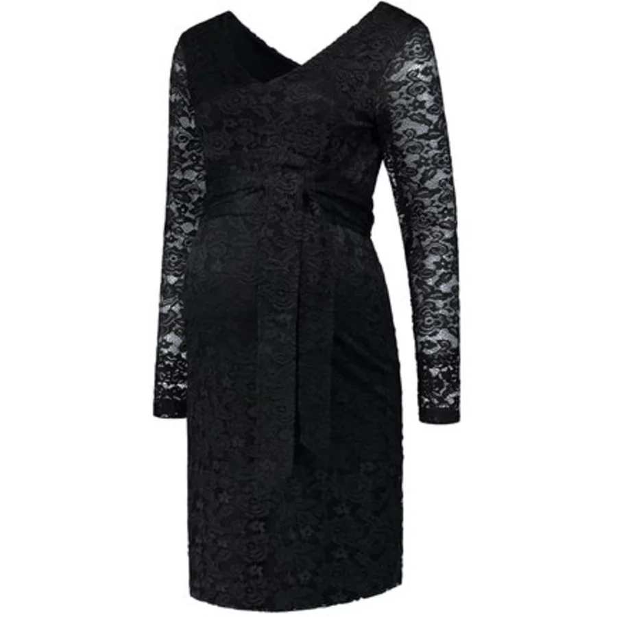 LOVE2WAIT Umstandskleid Stretch Lace Black