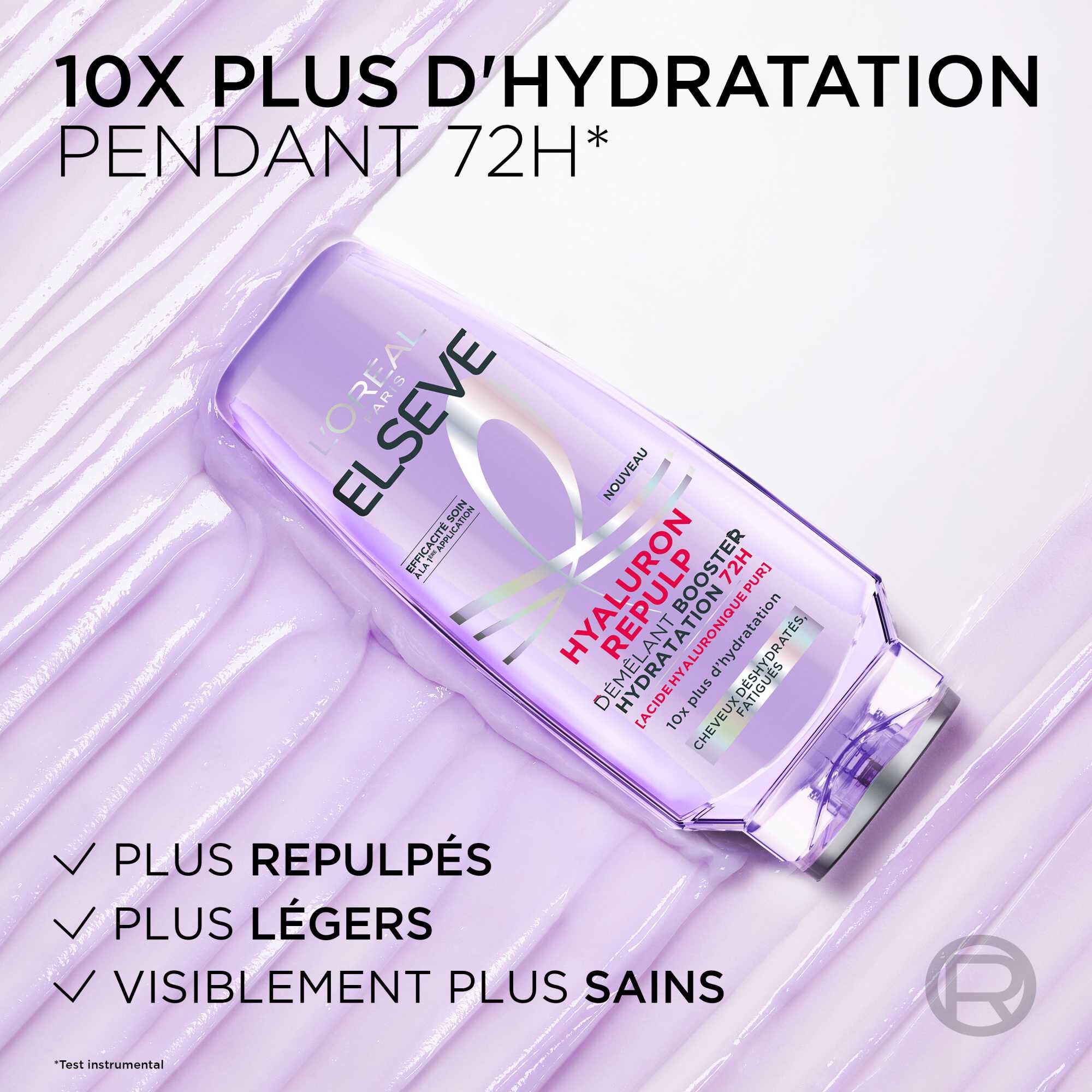 Démêlant Hydratant 72H Hyaluron Repulp | Elseve
