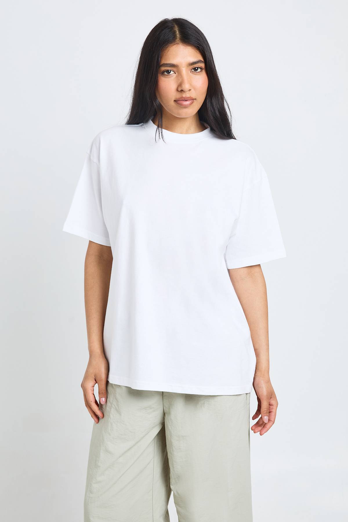 boohoo T-shirt Basique Oversize À Manches Courtes Tall