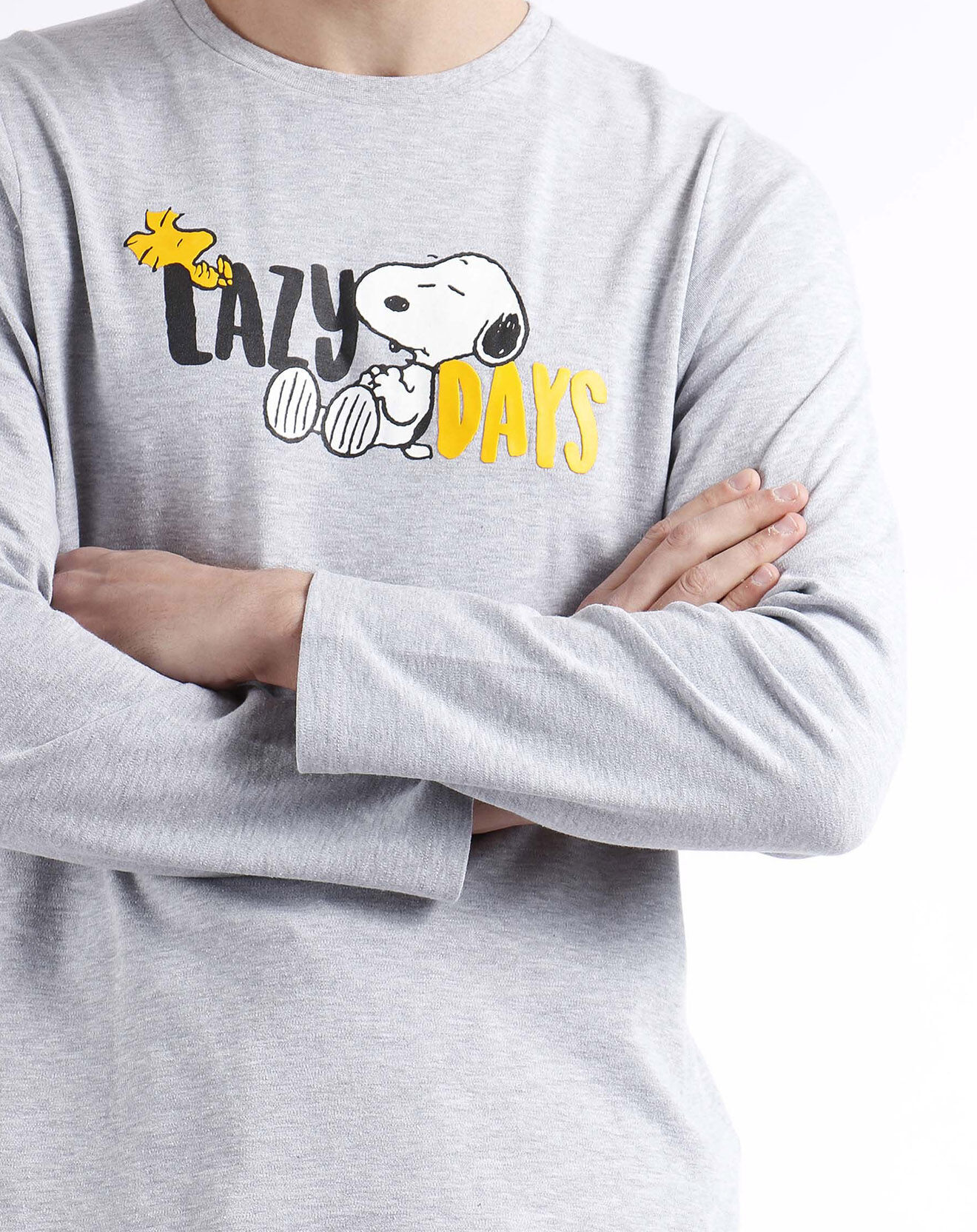 Peanuts Pyjama Smile gris