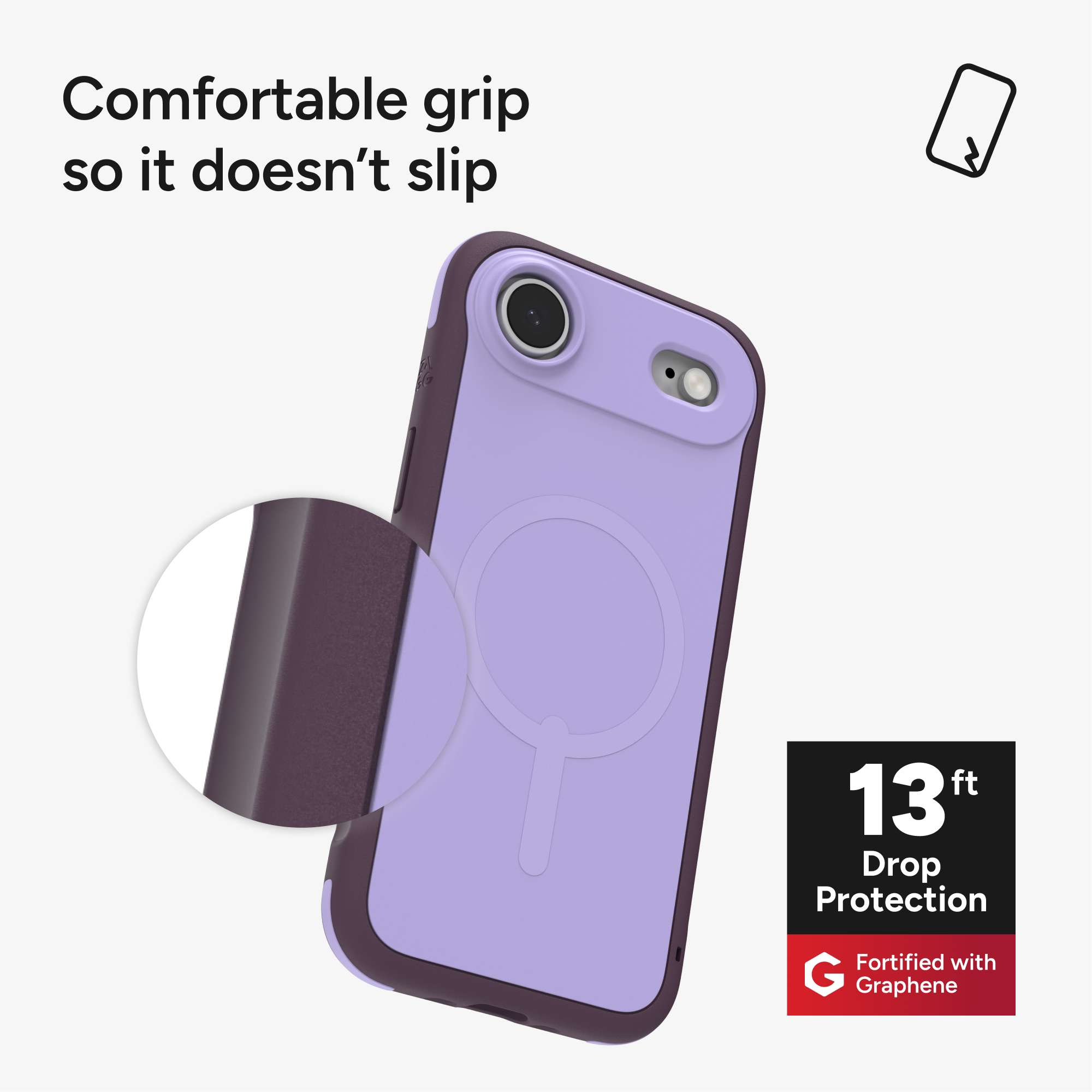 iPhone Air MagSafe Hülle Sedona Snap Case Recycled (702319093) - Schwarz