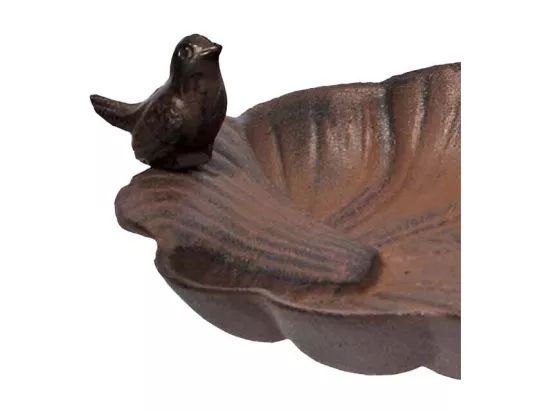 Bain oiseaux en fonte Coquille 105 x 27 cm