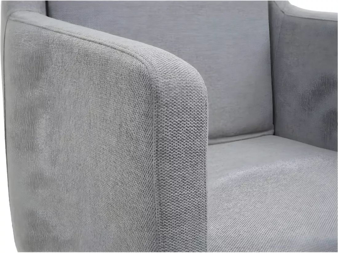 Fauteuil de relaxation MCW-H93a, tissu/textile gris clair