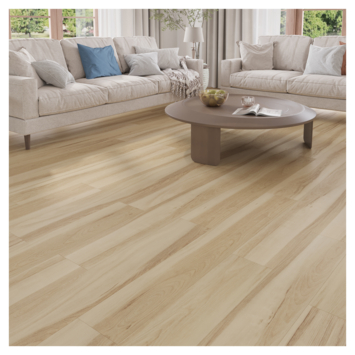 Kleurstaal PVC Click Basic Wit Eiken