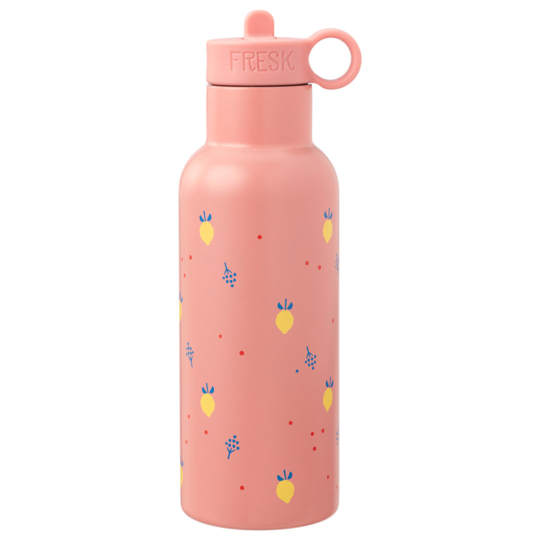 fresk rvs thermosfles met extra dop - summer fruit - 500 ml