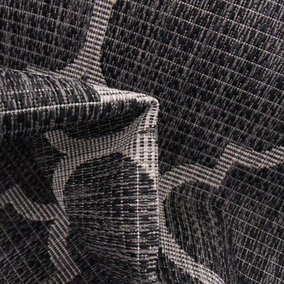 Tapis extérieur gris 160x230 cm