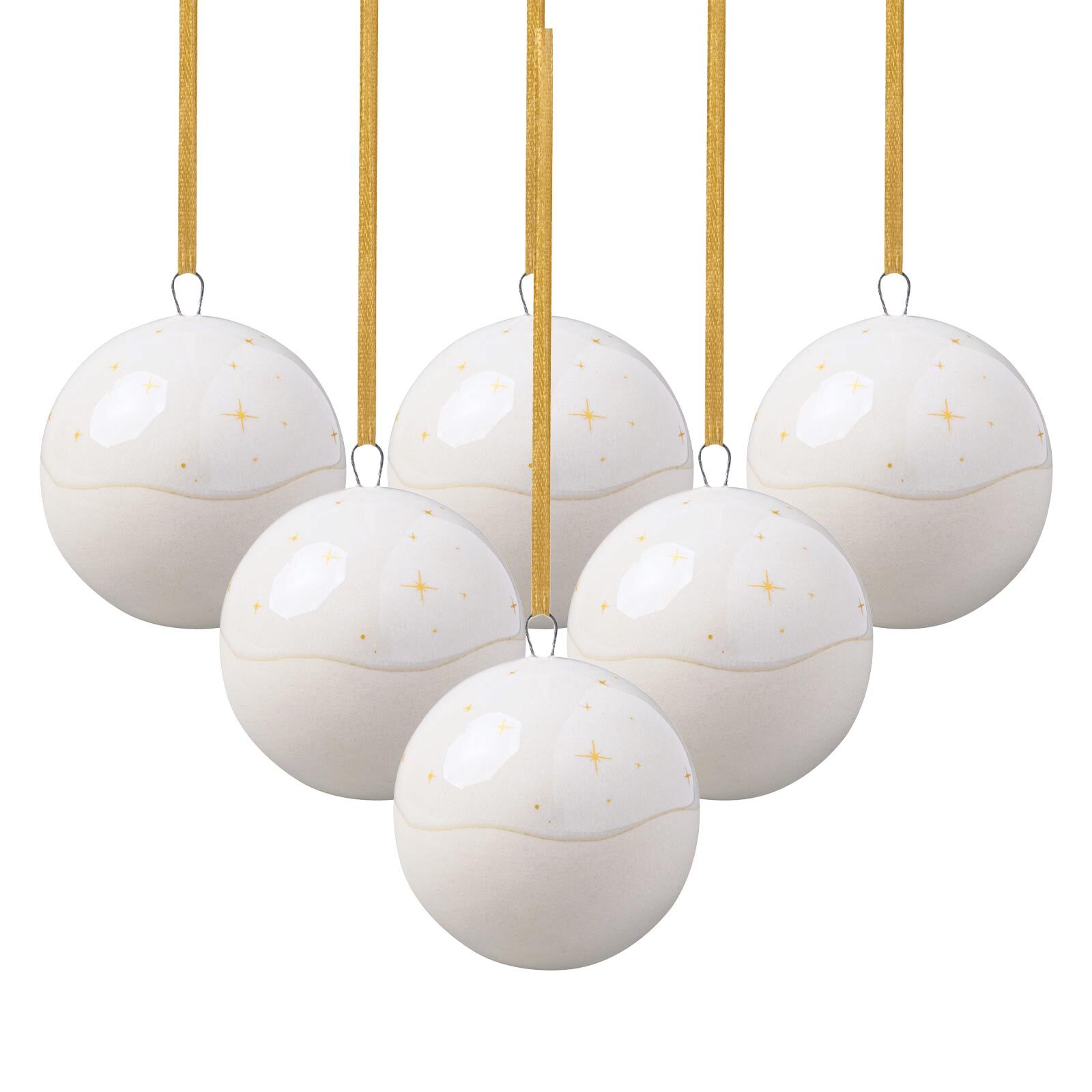 like. by Villeroy & Boch Ornamente Kugel Winter Glow 6er Set