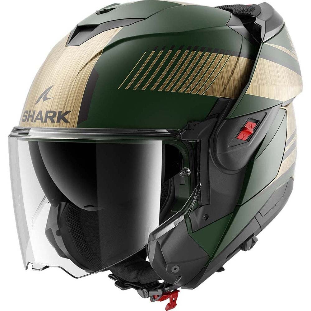 Shark - Casque Oxo Sikter Or / Kaki / Noir / Mat