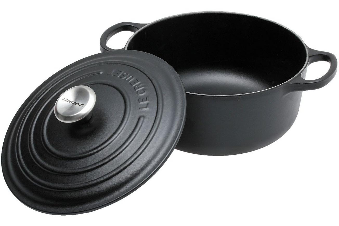 Le Creuset braadpan - cocotte 20cm, 2,4L zwart