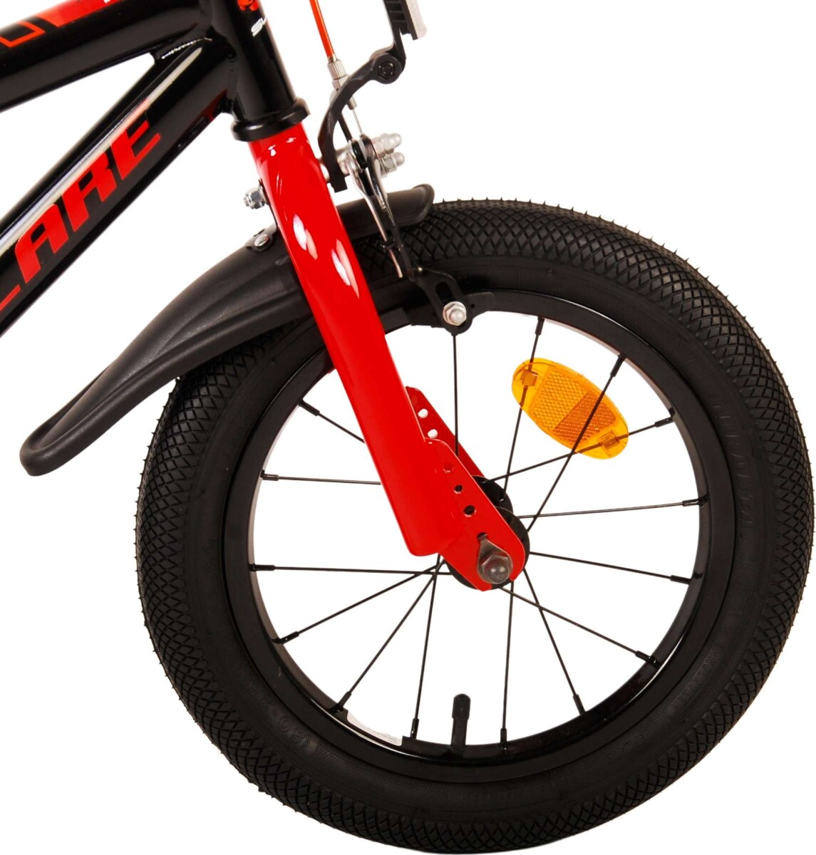 Volare - Børnecykel Med Støttehjul - 14'' - Super Gt - Rød