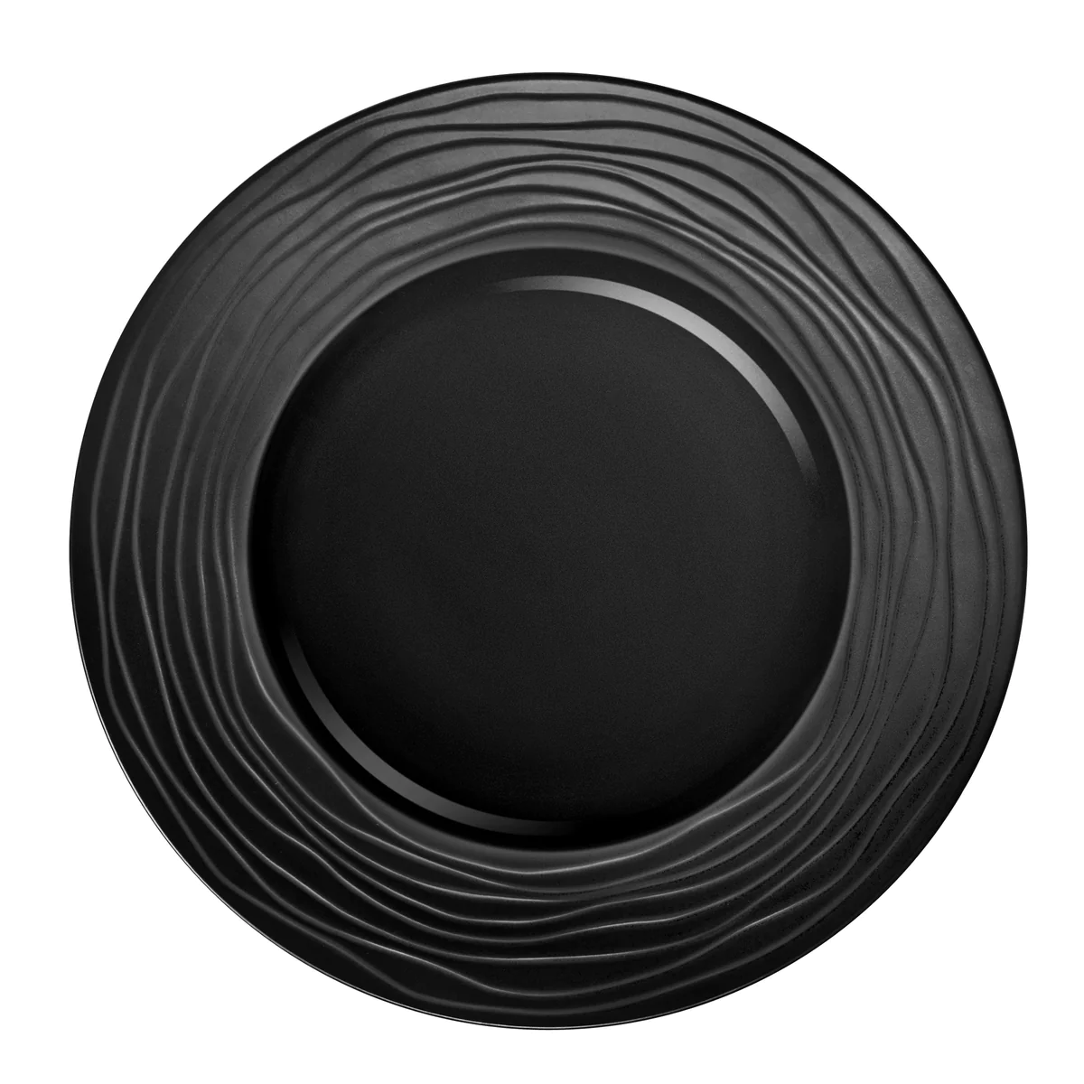 Escale Noir - Assiette de présentation 31.5 cm (lot de 3) Médard de No