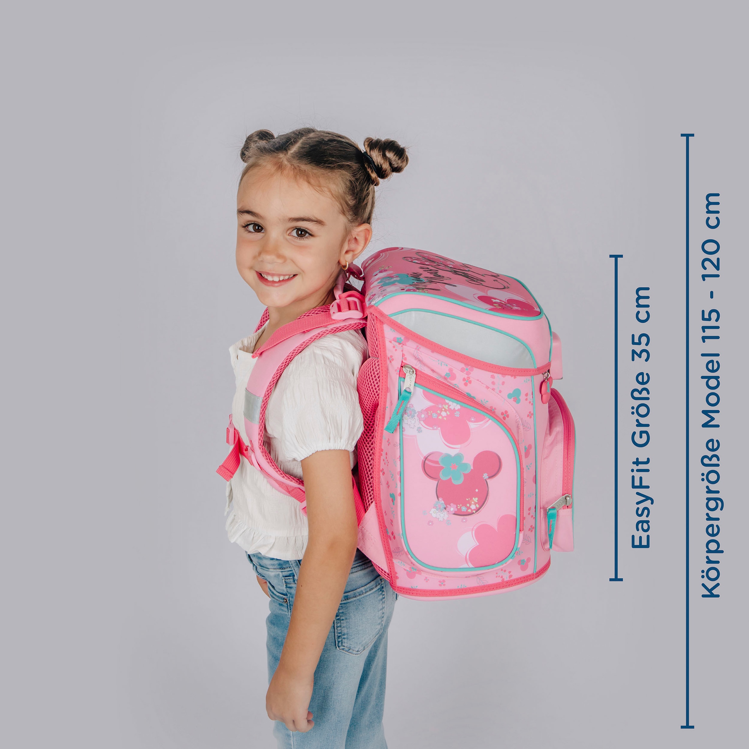 Scooli Schulranzen »EasyFit, Minnie Mouse« Reflektoren