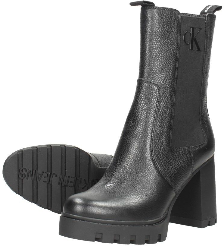 Calvin Klein Platform Boot Chelsea zwart