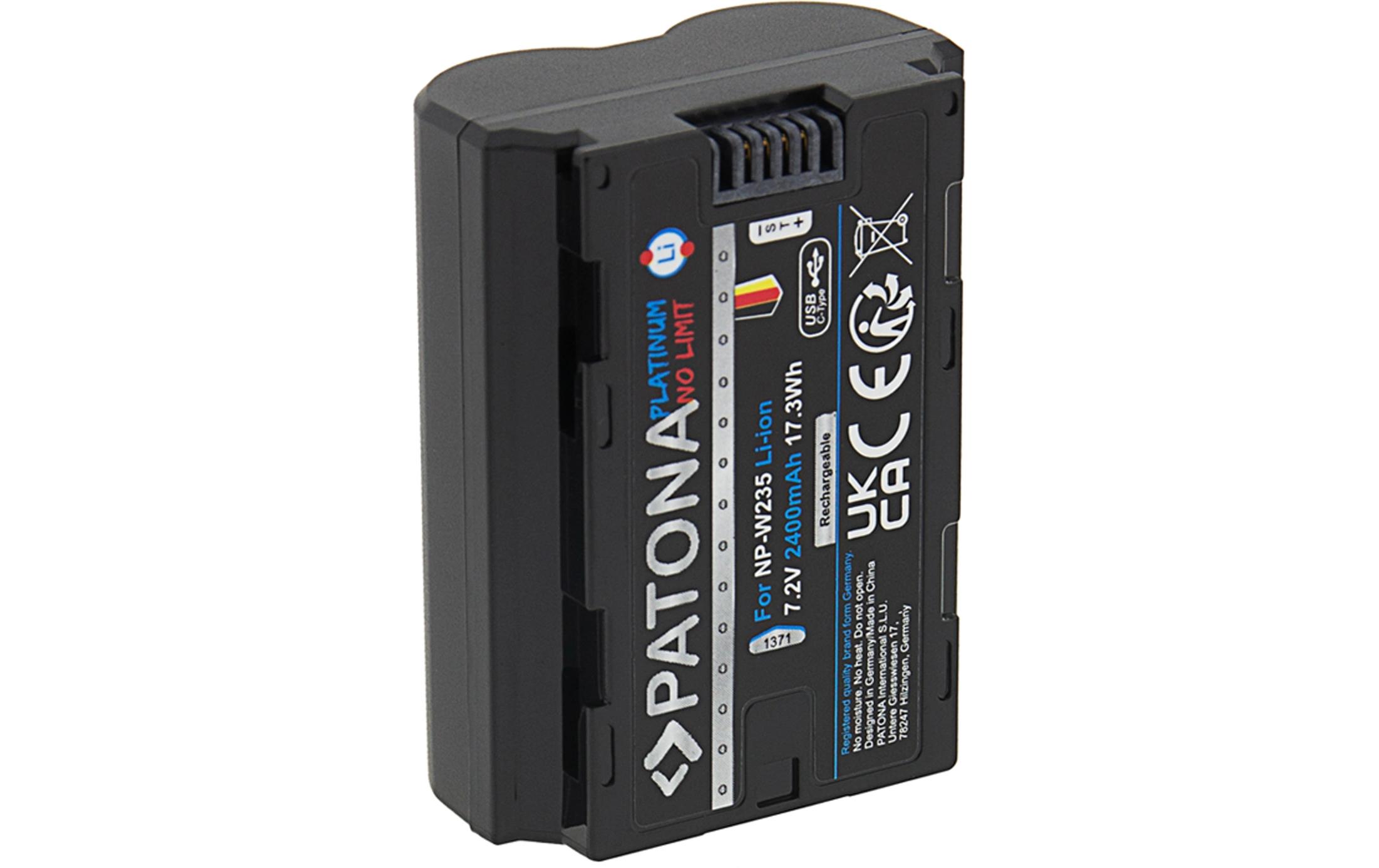 Platinum Akku für Fuji FinePix NP-W235 XT-4 XT4Platinum Batteriesatz für Fujifilm