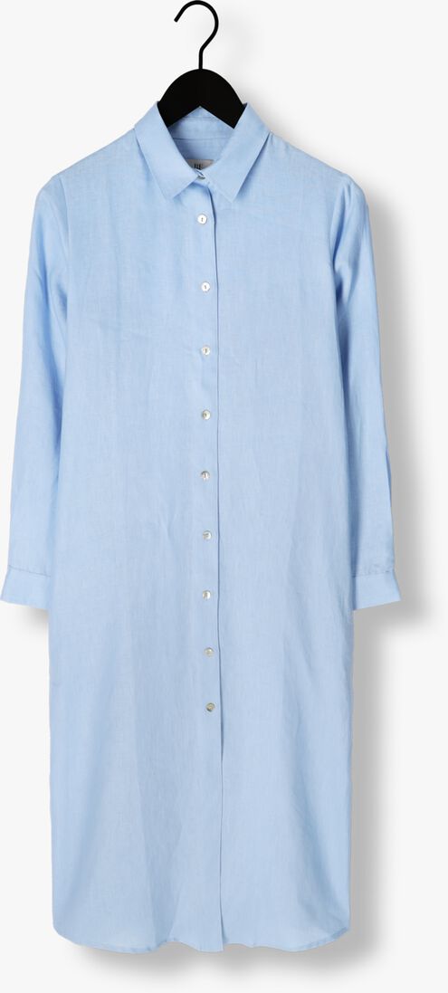 lichtblauwe resort finest maxi jurk shirt dress