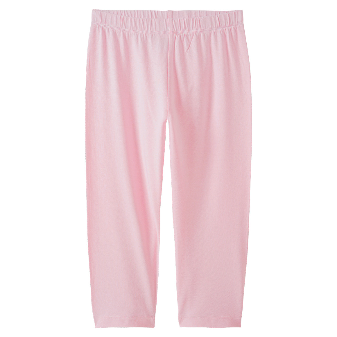 Famy 2 Mädchen Capri-Leggings im Basic-Look dunkelgrau / hellrosa