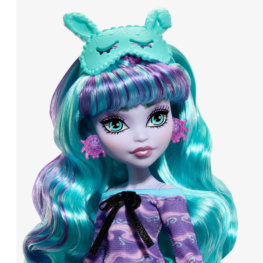 Monster High Creepover Party Twyla Puppe mit Haustier und Zubehör