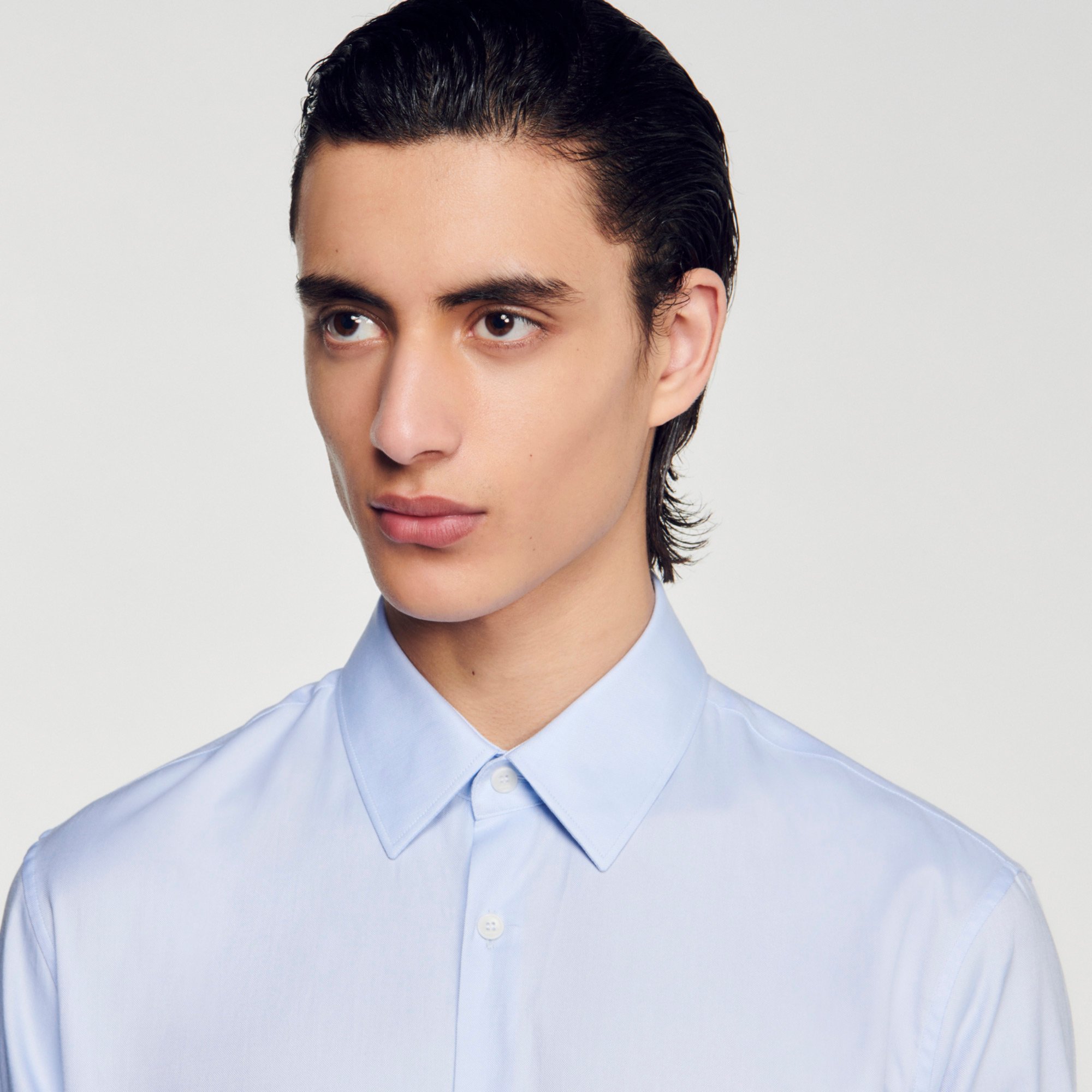 Chemise coupe classique en coton
