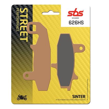 Plaquettes de freins SBS 626HS Sinter Métal Fritté avant