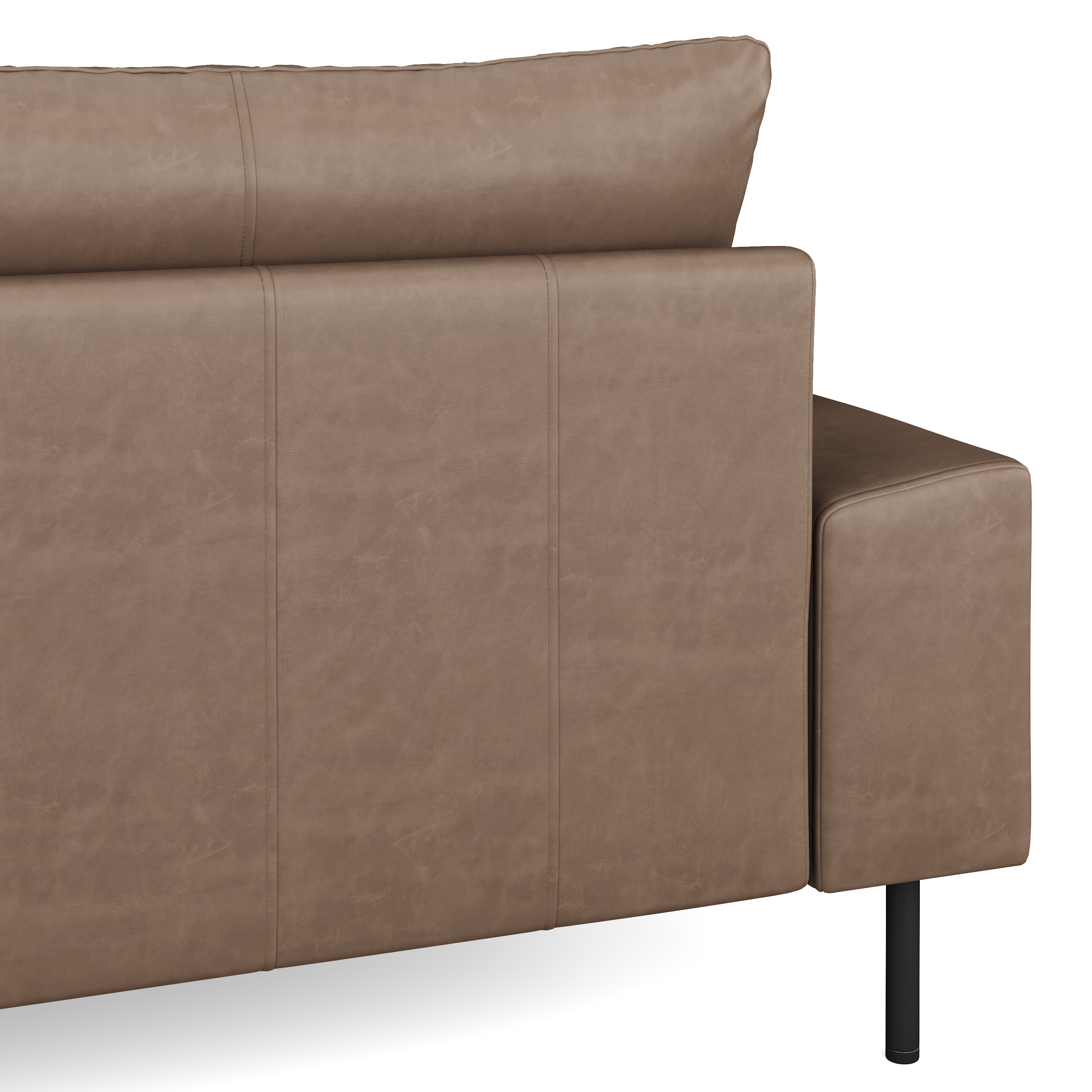 Sofa Leder ADELE braun