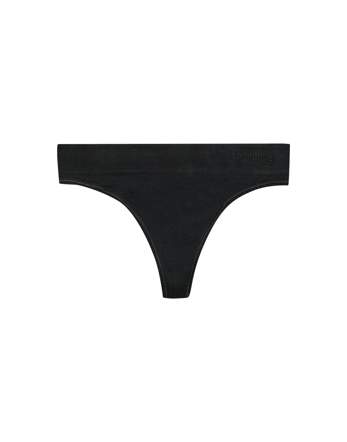 G-string van katoen voor dames in Zwart