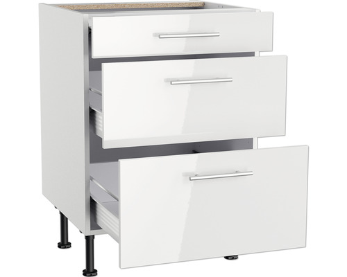 Optifit ladekast Rurik986 BxDxH 60x58,4x87 cm wit glanzend, gedemonteerd