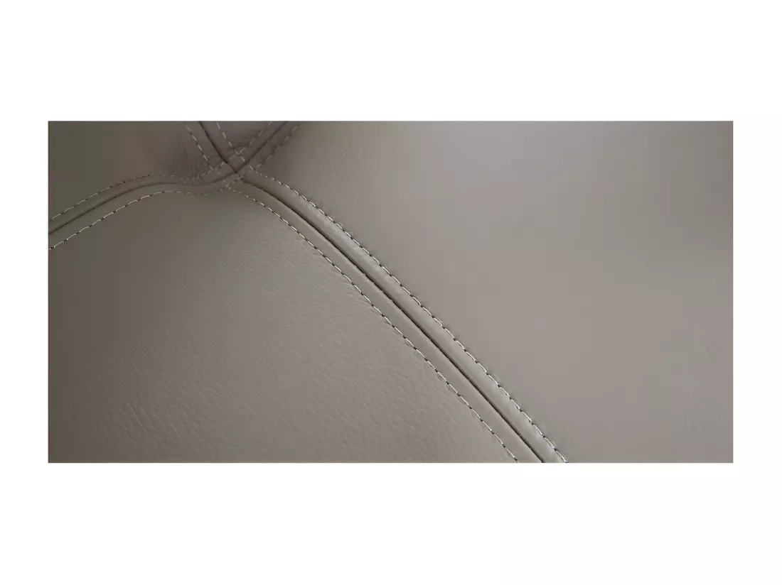 Fauteuil cuir Design MAEL Beige