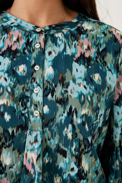 Garcia groene dames blouse