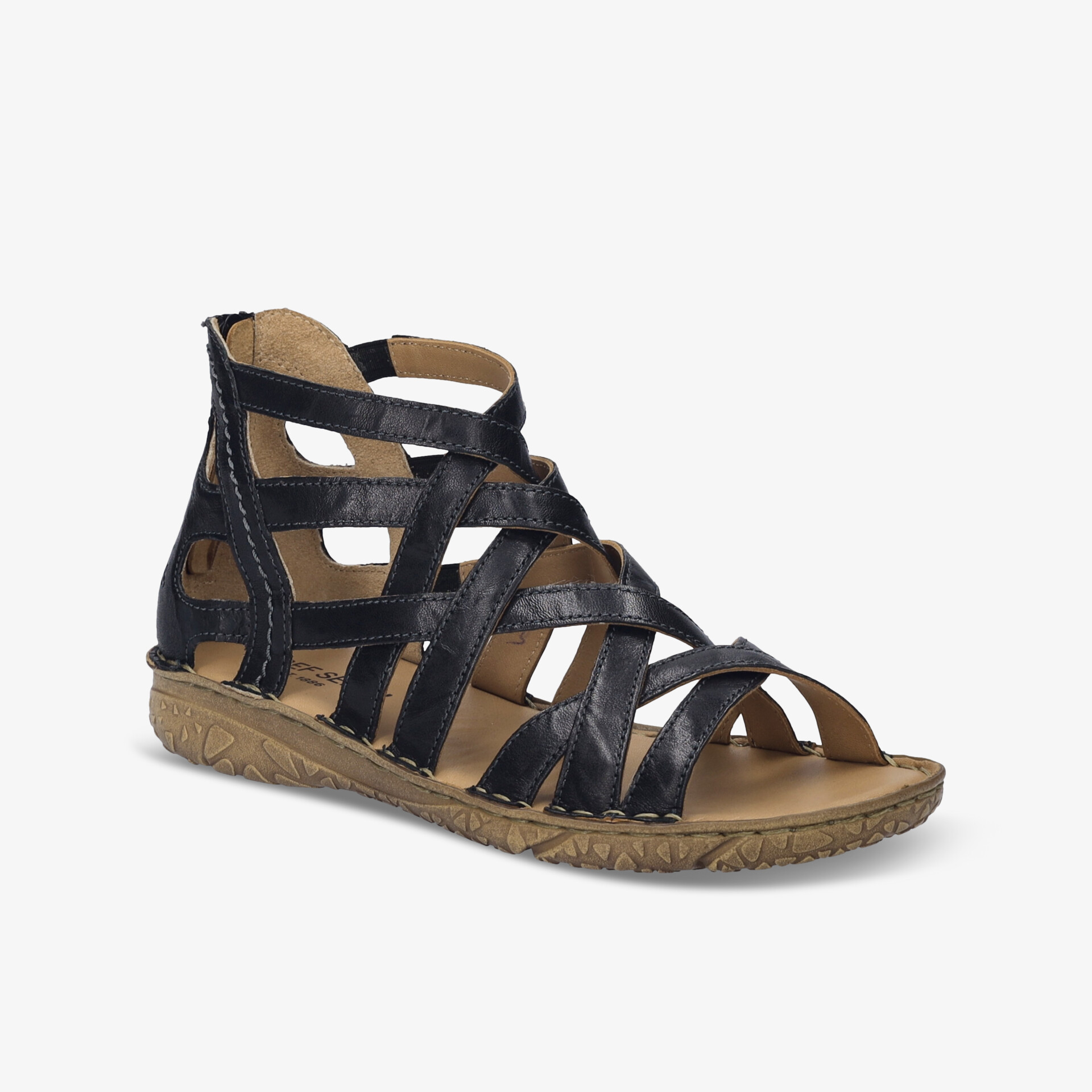 Josef Seibel Damen Sandalen schwarz