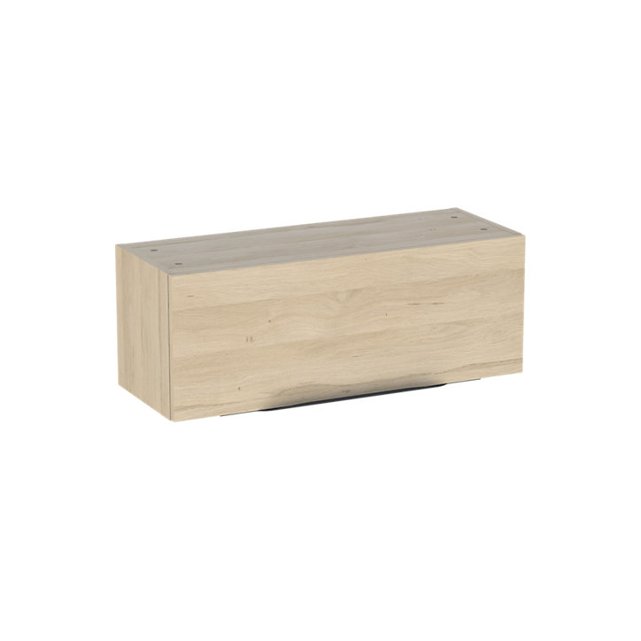 Meuble de rangement salle de bains haut aspect bois Pamili 80 cm