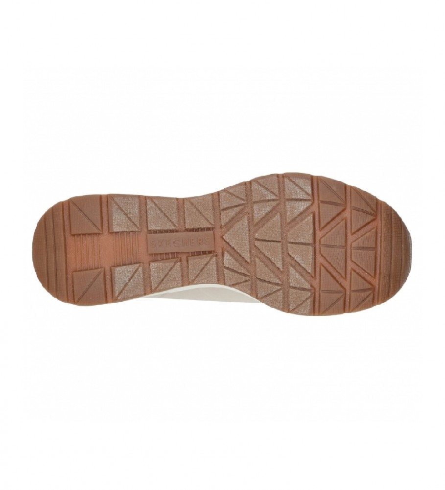 Tênis Skechers Million Air Lifted, Off-White - Altura do salto: 6,5 cm -